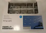 Room Essentials Clear Globe String Lights Indoor/Outdoor 20ct