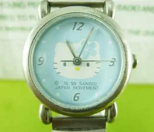 【震撼精品百貨】Hello Kitty 凱蒂貓 手錶-伸縮錶帶-藍【共1款】 震撼日式精品百貨