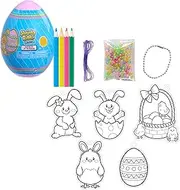 Just Play Shrinky Dinks Easter Kit, 12-Pieces, Kids Art and Craft Activity Set, Kids Toys for Ages 5 Up