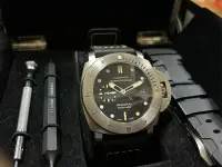 在飛比找Yahoo!奇摩拍賣優惠-沛納海 Panerai Pam305/鈦金屬/47mm