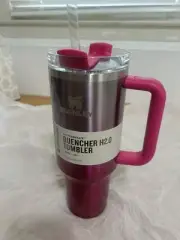 STANLEY AdvQuencher H2.0 Flowstate 40oz Tumbler - Camelia Pink Gradient NEW