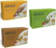 GIRNAR Instant Tea PREMIX ELAICHI,Ginger & Masala Combo Pack of 3