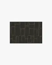 60' x 90' | Machine Washable Runner Rug | Kid & Pet Friendly | Indoor Rug | Alsace Soft Black Rug by Nina Takesh | Ruggable
