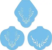 JEM Cymbidium Orchid Stencil, Blue