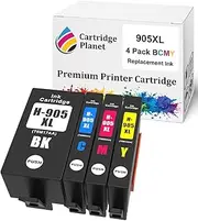 Cartridge Planet 4 Pack (1BK,1C,1M,1Y) Compatible Ink for HP 905XL for HP Officejet Pro 6950 6956 6960 6970