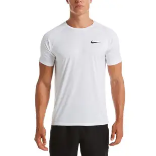 【NIKE 耐吉】T恤 Essential 男款 DRI-Fit 短T 短袖 基本款 圓領 白 防曬衣(NESSA586-100)