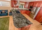 30"x48" Stunning Labradorite Stone Countertop Slab Handmade Crystal Healing Deco