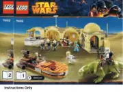 NEW INSTRUCTIONS ONLY LEGO MOS EISLEY CANTINA 75052 books manuals from set