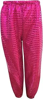 [Generic] Sports Sweatpants s for Grils Shiny Tying Leisure Style Trendy Breathable Soft Fit Elasticity Cute Toddler Trousers