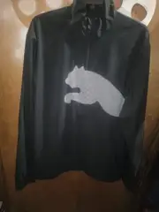 NEW Puma Train Big Cat Women Training Jacket Black Size M