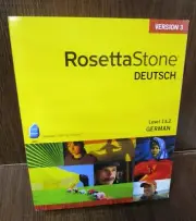 Software PC Rosetta Stone Deutsch German Level 1 & 2 Version 3 Home Sealed Box