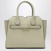[Valextra] Mini tundra-coloured Milan bag One size Green