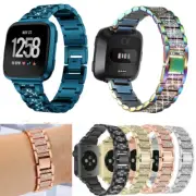 Fr Fitbit Versa 2 Lite Metal Rhinestone Bling band Replacement Wrist Watch Strap