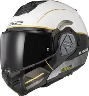 LS2 FF906 Advant Iron Helmet, black-white, Size 3XL for Men Black White