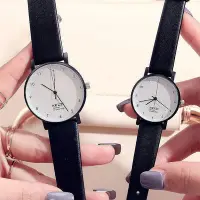 在飛比找Yahoo奇摩拍賣-7-11運費0元優惠優惠-熱銷 珂紫kezzi新品簡約錶盤時尚情侶手錶腕錶女學生小清新
