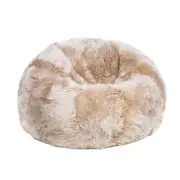 Auskin The Gulgong Sheepskin Long Wool Soft Bean Bag Home/Room Decor Nappa