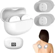 Luvan Wireless TENS & EMS Device Muscle Stimulator, Independent Dual Channels Electric Pulse Massager, 6 Modes with 16 Intensities, Rechargeable TENS Device for Pain Relief