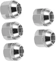 Alipis 5pcs Matte Wheel Lug Nut Caps for Car Hub Modification Durable Open Flange Nut Covers Easy Installation and Removal for Secure Wheel Flange and Tire Applications