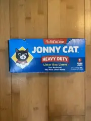 Jonny Cat Heavy Duty Jumbo Cat Litter Box Drawstring Liners New In Box 5 Count