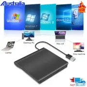 USB 3.0 External DVD CD Writer Burner Reader Player Optical Drives for PC Laptop