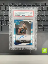 在飛比找Yahoo!奇摩拍賣優惠-Donovan Mitchell 新人簽名球員卡鑑定卡 PS