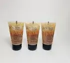 3x NATURA EKOS Tukuma Exfoliating Shower Gel - 1 oz Travel Size each NEW