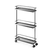Yamazaki Tower Rolling Kitchen Storage Cart