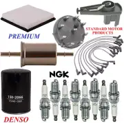 Tune Up Kit Filters Cap Wire Spark Plugs For FORD THUNDERBIRD V8 5.0L 1992-1993