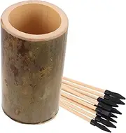 Holiday Party Games 1 Set Bamboo Tube Tossing and Girls Arrows Throwing Pot