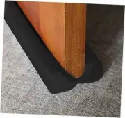 Under Door Draft Blocker Door Draft Stopper 32-Reduce Noise Breeze 38" Black