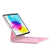 for iPad 11th（A16/10th Generation Case with Keyboard – Magic-Style pink