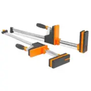 WEN Parallel Jaw Clamp and Spreader Set 24 in. 2000 lbs. in Orange (2-Piece)