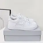 ELLE-🇰🇷｜NIKE AIR FORCE 1 全白 純白 鐵牌 全白 男女鞋 休閒鞋 板鞋 DD8959-100