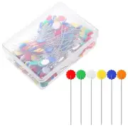 200 Pcs Flat Head Straight Sewing Pins for Fabric Quilting Sewing DIY Crafts