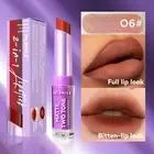 Double color lipstick pearlescent lipliner matte lip makeup lasting moisturizing