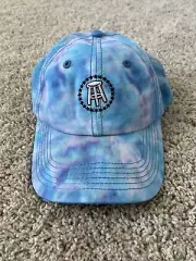 New Blue Barstool Sports Performance Hat Blue Tie Dye Adjustable Unisex Cap OSFW