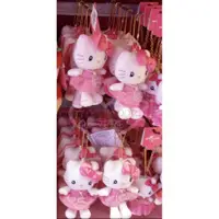 在飛比找蝦皮購物優惠-♥小公主日本精品♥ Hello Kitty凱蒂貓 粉紅蕾絲金