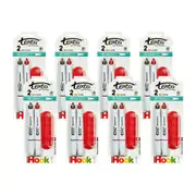 16pc Texta Non-Toxic 1mm Whiteboard Markers Black and Red w/ Magnetic Hook
