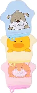 Beaupretty 3pcs Cartoon Bathing Gloves for Soft Foaming Body Scrub Gloves Fun Bath Accessories for Gentle Exfoliation and Skin Massage