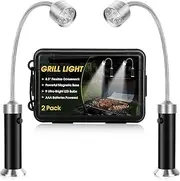 Barbecue Grill Light, Magnetic Base 360° Rotate, Super-Bright, Grilling Gifts for Men, Gifts for Birthday Anniversary, Weather Resistant, Powerful LED BBQ Light 2 Pack