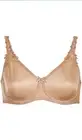 Dominique Mystique Full Figure Comfort Fit Seamless Minimizer Bra Size 44D Mocha