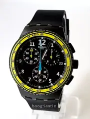 SWATCH, SWISS MADE, SIFNOS MEN'S CHRONOGRAPH WATCH, SUSB404, NEW IN BOX