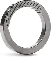 [Fortedgear] Titanium Keychain Clip with Key Rings, Titanium Quick Release Keychain for Keys, Key Chain Rings Kit, Split Key Rings for Key Carabiner Home Car Keys, Gifts for Men