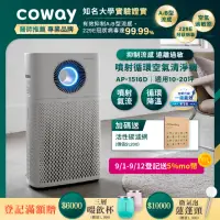 在飛比找momo購物網優惠-【Coway】10-20坪 二合一噴射循環清淨機 AP-15