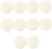 10 Pack Natural Loofah Face Scrubbers Gentle Exfoliating Pads for Deep Cleansing Makeup Remover Spa Facial Cleansing Sponge