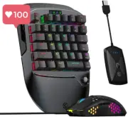 VX2 AimSwitch Keypad Mouse Kit RGB Mechanical Keyboard Adapter - PS4, Xbox, PC