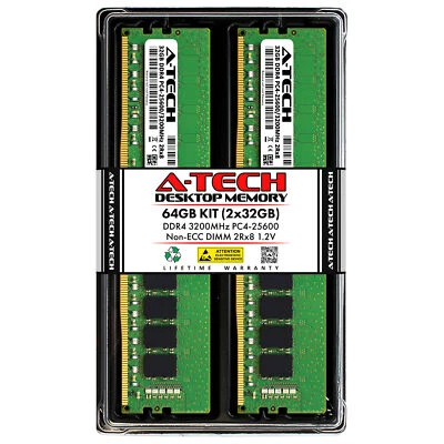64GB 2x32GB DDR4-3200 Fujitsu ESPRIMO P5011 D3920 P9010 D3822 Memory RAM