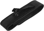 SECFOU Outdoor Nylon Flashlight Pouch Durable Flashlight Holder for Camping and Hiking Wear Resistant Belt Torch Storage Practical Design for Outdoor Activities Present for Adventurers