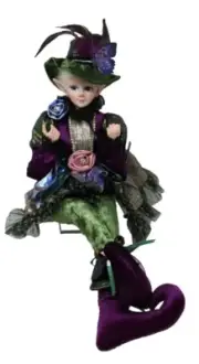 BESTPRICE Elf Fairy Nicole Miller Halloween Witch LARGE 35” shelf Sitter Pixie