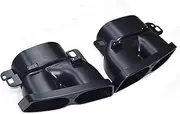 Car Exhaust Tip Compatible For Benz W205 W212 W213 W218 W222 CLS C E S Class Exhaust Systems Rear Muffler Tip Tailtip Exhaust Tips(Blcak)
